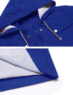 Foto 4 | Foto 4 | Gabardina Impermeable Lomon Con Capucha Larga Para Mujer - Venta Internacional.