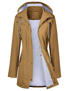 Foto 1 | Foto 1 | Gabardina Impermeable Lomon Con Capucha Larga Para Mujer - Venta Internacional.