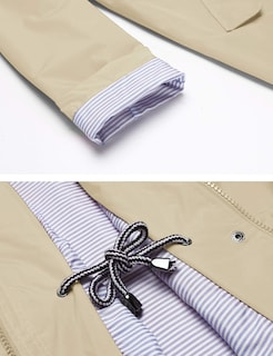Foto 6 | Foto 6 | Gabardina Impermeable Lomon Con Capucha Larga Para Mujer - Venta Internacional.