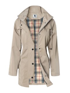 Foto 1 | Foto 1 | Chaqueta Impermeable Saphirose Para Mujer, Con Capucha Larga, Caqui - Venta Internacional.