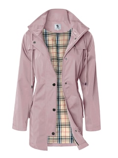 Foto 1 | Foto 1 | Chaqueta Impermeable Saphirose Para Mujer, Larga, Con Capucha, Para Exteriores, Rosa - Venta Internacional.