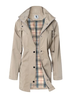 Foto 1 | Foto 1 | Chaqueta Impermeable Saphirose Para Mujer, Con Capucha Larga, Caqui - Venta Internacional.
