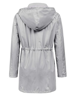 Foto 3 | Foto 3 | Gabardina Impermeable Lomon Con Capucha Larga Para Mujer, Gris, Xl - Venta Internacional.