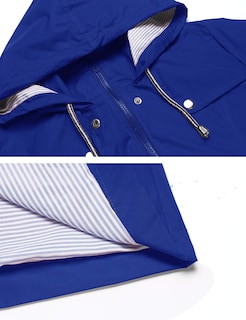 Foto 4 | Foto 4 | Gabardina Impermeable Lomon Con Capucha Larga Para Mujer - Venta Internacional.