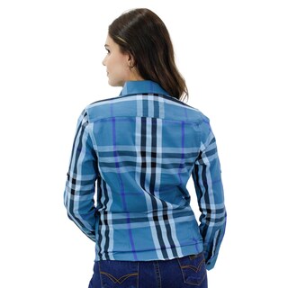 Foto 2 | Foto 2 | Camisa Para Mujer Marca Ravalli Color Azul Gsh-520-14