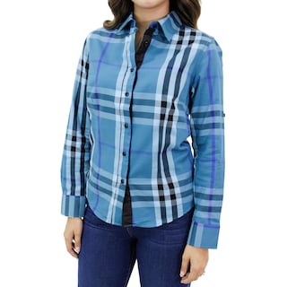 Foto 3 | Foto 3 | Camisa Para Mujer Marca Ravalli Color Azul Gsh-520-14
