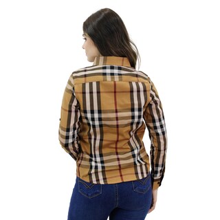 Foto 2 | Foto 2 | Camisa Ravalli Gsh52054 Manga Larga color Café para Mujer