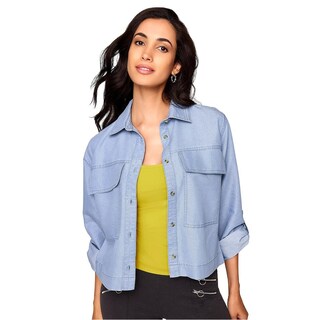 Foto 1 | Foto 1 | Camisa De Mezclilla Ilusión 81205 Azul Cielo