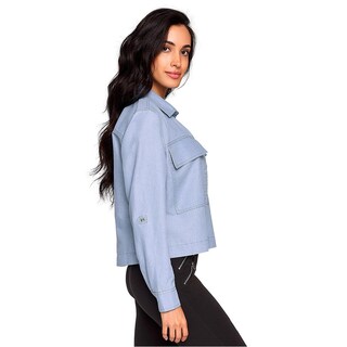 Foto 3 | Foto 3 | Camisa De Mezclilla Ilusión 81205 Azul Cielo