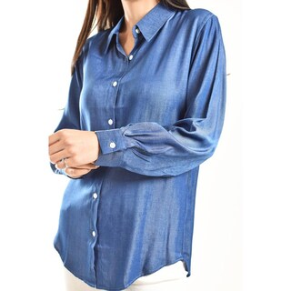 Foto 4 | Foto 4 | Camisa Satinada Roman Fashion / Juvenil, 1016 (azul Marino) Azul Marino