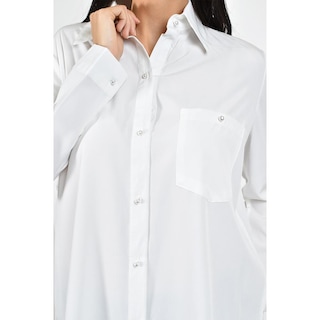 Foto 4 | Foto 4 | Camisa Con Boton De Perla Roman Fashion /juvenil, 5103 (blanco) Blanco