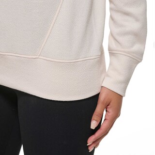 Foto 6 | Foto 6 | Suéter Andrew Marc Textured Hoodie Crema para Mujer