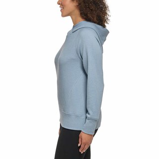 Foto 2 | Foto 2 | Suéter Andrew Marc Textured Hoodie Azul para Mujer