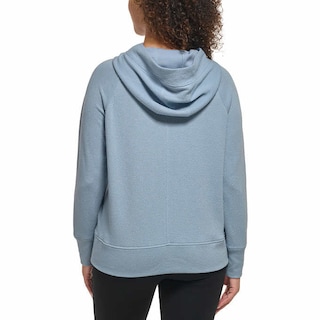 Foto 3 | Foto 3 | Suéter Andrew Marc Textured Hoodie Azul para Mujer