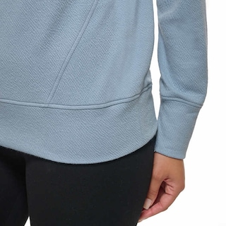 Foto 5 | Foto 5 | Suéter Andrew Marc Textured Hoodie Azul para Mujer