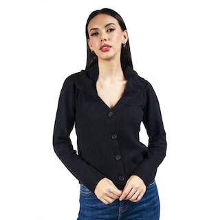 Foto 1 | Foto 1 | Sueter Con Cuello Desmontable Roman Fashion /juvenil, 5402 (negro) Negro