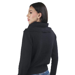 Foto 3 | Foto 3 | Sueter Con Cuello Desmontable Roman Fashion /juvenil, 5402 (negro) Negro