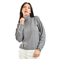 Suéter Cuello De Tortuga Roman Fashion /juvenil, 45163 (gris) Gris