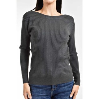 Foto 4 | Foto 4 | Sueter Acanalado Roman Fashion /juvenil, 9188 (gris) Gris