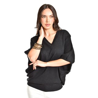 Foto 5 | Foto 5 | Suéter de Punto Manga Corta Roman Fashion Negro Juvenil