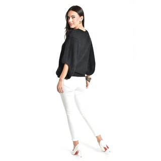 Foto 3 | Foto 3 | Suéter de Punto Manga Corta Roman Fashion Negro Juvenil