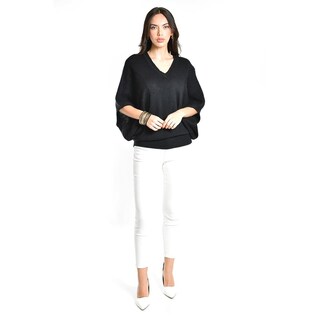 Foto 6 | Foto 6 | Suéter de Punto Manga Corta Roman Fashion Negro Juvenil