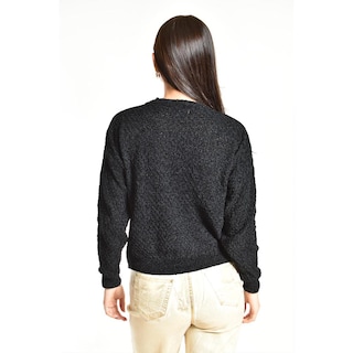 Foto 3 | Foto 3 | Sueter Tejido Cuello Redondo Roman Fashion /juvenil, 2878 (negro) Negro