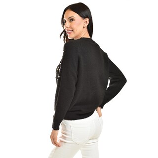Foto 3 | Foto 3 | Sueter Con Pedreria Y Perlas Roman Fashion /juvenil, 4003 (negro) Negro