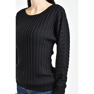 Foto 4 | Foto 4 | Sueter Con Relieve A Rayas Roman Fashion /juvenil, 4002 (negro) Negro