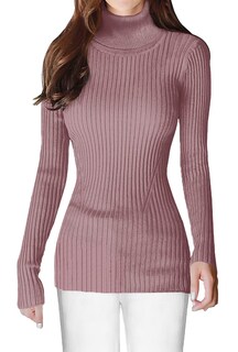 Foto 1 | Foto 1 | Jersey V28 Para Mujer, Elástico, Cuello Alto, Corte Ajustado, Color Beige - Venta Internacional.