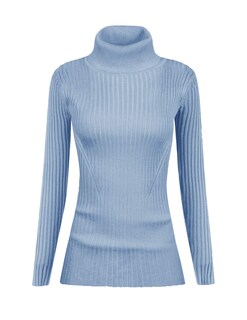 Foto 2 | Foto 2 | Jersey V28 De Manga Larga De Punto Con Cuello Alto Elástico Para Mujer - Venta Internacional.