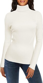 Foto 1 | Foto 1 | Jersey V28 Para Mujer, Elástico, Cuello Alto, Corte Ajustado, Blanco - Venta Internacional.