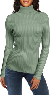 Foto 2 | Foto 2 | Jersey V28 Para Mujer, Elástico, Cuello Alto, Tejido Blue Haze - Venta Internacional.