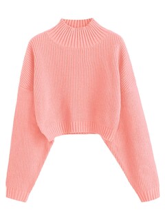 Foto 1 | Foto 1 | Jersey Zaful con Cuello Alto y Manga Linterna para Mujer - Venta Internacional