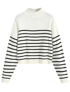 Foto 1 | Foto 1 | Suéter Zaful de Cuello Alto Recortado para Mujer - Venta Internacional