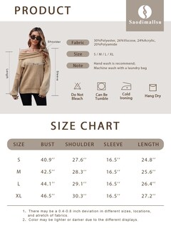 Foto 6 | Foto 6 | Jersey Saodimallsu Con Hombros Descubiertos Para Mujer, Otoño 2024, Color Caqui - Venta Internacional.