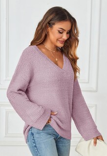 Foto 3 | Foto 3 | Jersey Merokeety para Mujer Cuello V Forro Polar - Venta Internacional