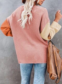 Foto 4 | Foto 4 | Jersey Pink Queen 2024 De Otoño Con Cuello En V De Punto Acanalado Para Mujer, Rosa Xl - Venta Internacional.
