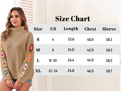 Foto 7 | Foto 7 | Jersey Zaful De Cuello Alto Con Mangas Abullonadas Para Mujer, Top De Punto, Color Caqui - Venta Internacional.
