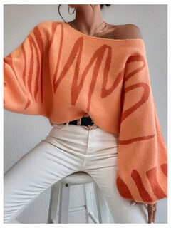Foto 4 | Foto 4 | Jersey Verdusa Para Mujer Con Hombros Descubiertos, Multicolor, Talla M - Venta Internacional.