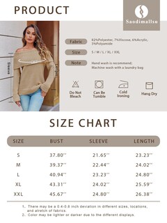 Foto 6 | Foto 6 | Jersey Saodimallsu De Punto Con Hombros Descubiertos Para Mujer, Color Beige - Venta Internacional.