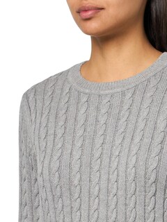 Foto 3 | Foto 3 | Jersey Tommy Hilfiger Para Mujer, Algodón, Cuello Redondo, Color Gris, Xl - Venta Internacional.