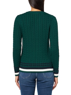 Foto 2 | Foto 2 | Jersey Tommy Hilfiger De Algodón Con Cuello Redondo Para Mujer Cable Forest - Venta Internacional.