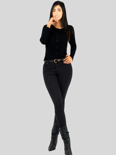 Foto 5 | Foto 5 | Set De 2 Suéteres De Mujer Manga Larga Suéteres Botones Lic-1042-px2 Variedad De Colores Sweaters Punto