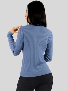 Foto 3 | Foto 3 | Set De 2 Suéteres De Mujer Manga Larga Suéteres Botones Lic-1043-px2 Variedad De Colores Sweaters Punto