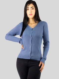 Foto 4 | Foto 4 | Set De 2 Suéteres De Mujer Manga Larga Suéteres Botones Lic-1043-px2 Variedad De Colores Sweaters Punto