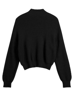 Foto 2 | Foto 2 | Jersey Zaful De Punto Acanalado Con Cuello Alto Y Mangas Tipo Farol Para Mujer - Venta Internacional.