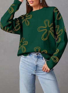Foto 2 | Foto 2 | Jersey Dokotoo con Estampado Floral Verde para Mujer - Venta Internacional