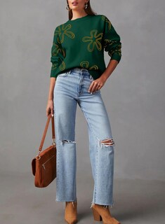 Foto 3 | Foto 3 | Jersey Dokotoo con Estampado Floral Verde para Mujer - Venta Internacional