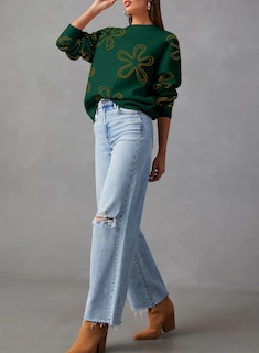 Foto 4 | Foto 4 | Jersey Dokotoo con Estampado Floral Verde para Mujer - Venta Internacional
